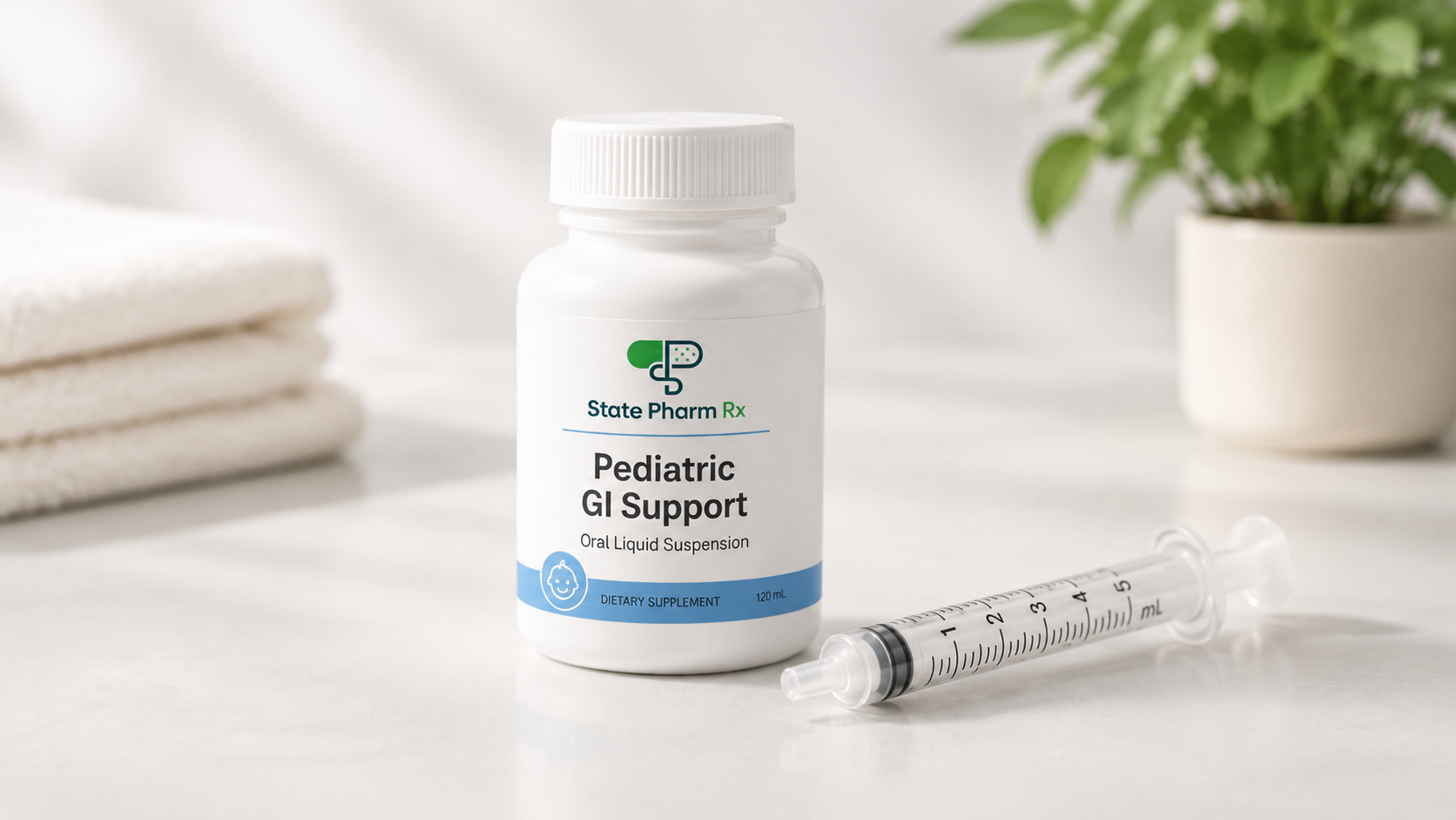 Pediatric care, flavored GI medications