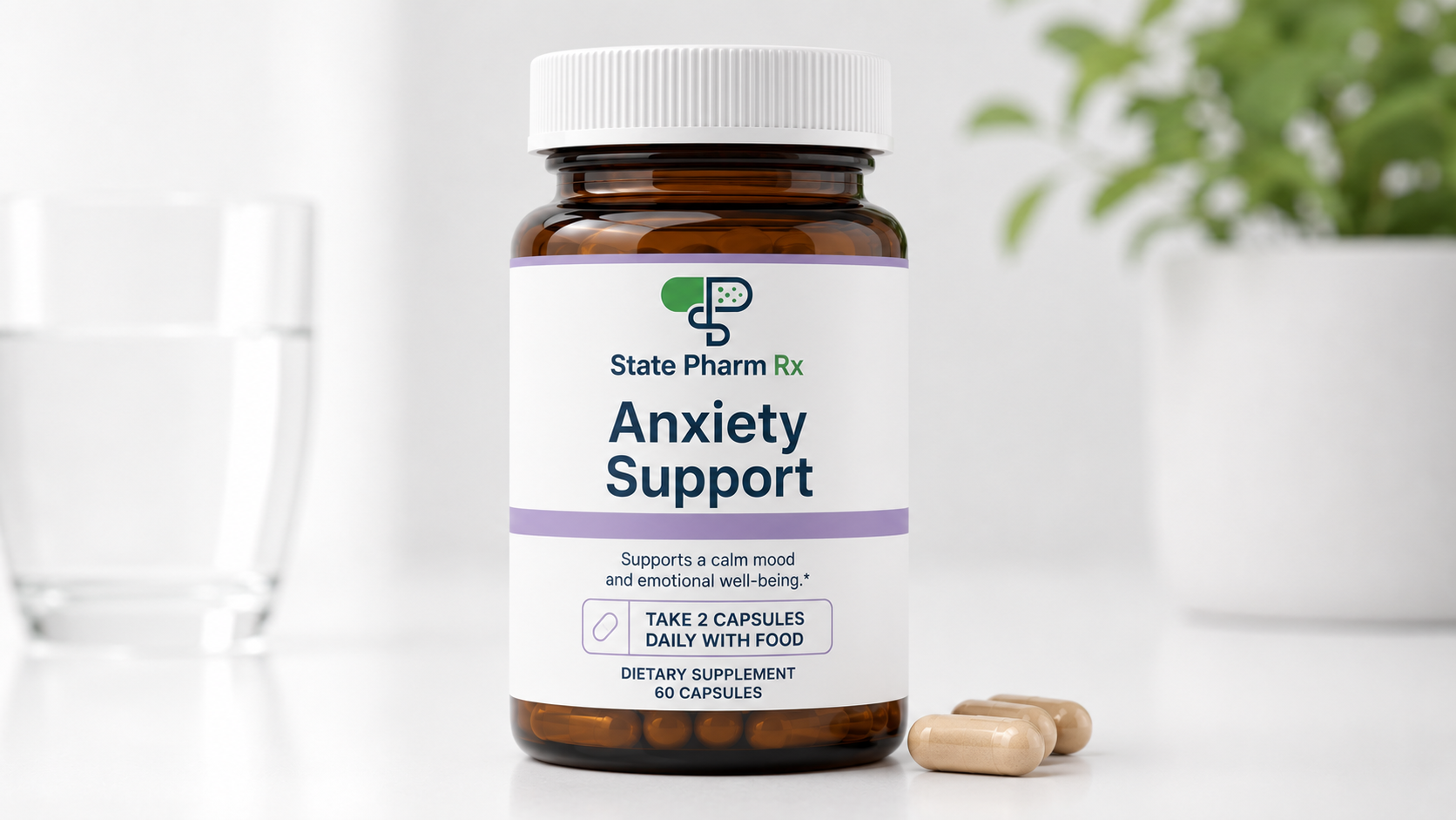 Calm and balance, anxiety support